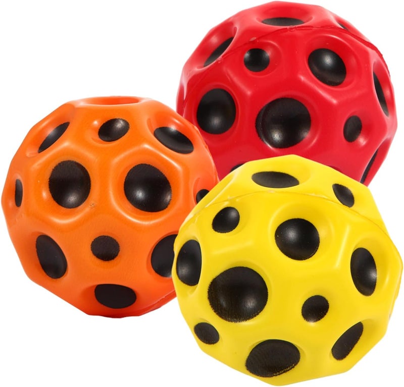 Aruytps 3 Pack Small Plastic Super Bouncing Ball Toys for Indoor Outdoor Play，Bouncy Ball for Kids - Image 1